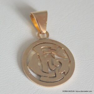 Medaille Or Initiale "GE" - 4.3grs