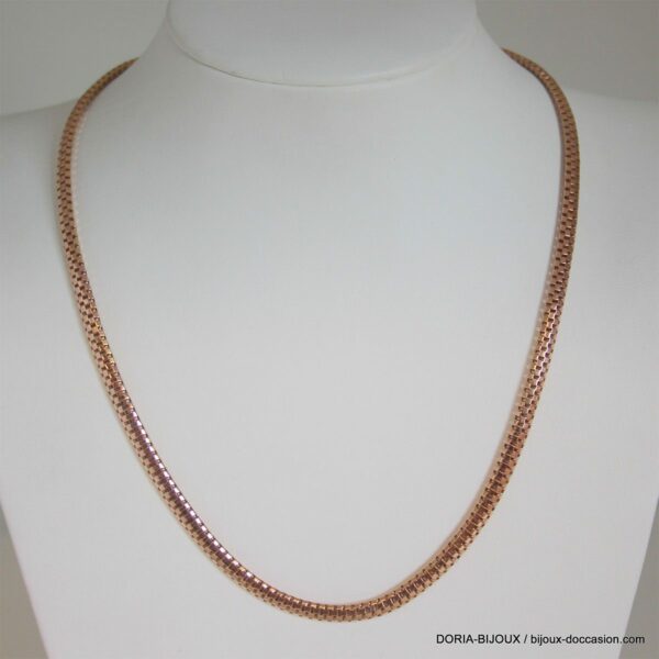 Collier Or 18k 750 Maille Fantaisie -13.8grs -45cm