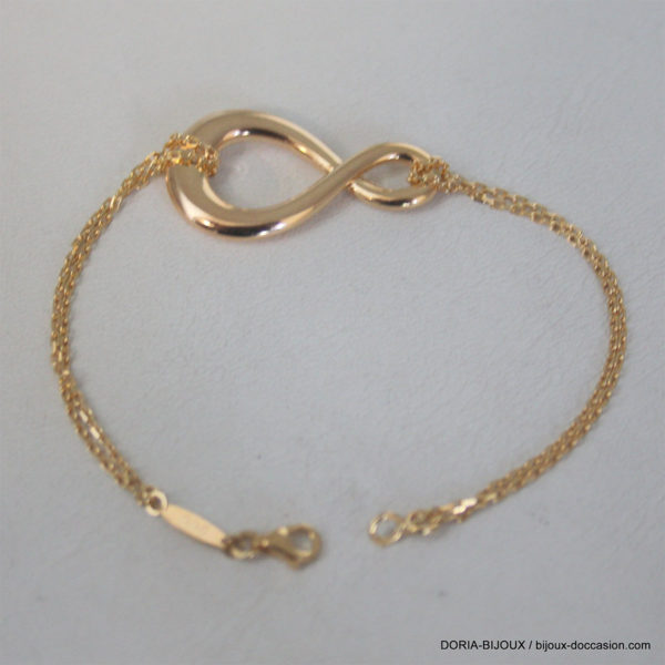 Bracelet Or Jaune 18k 750- 4.40 Grs - 18cm