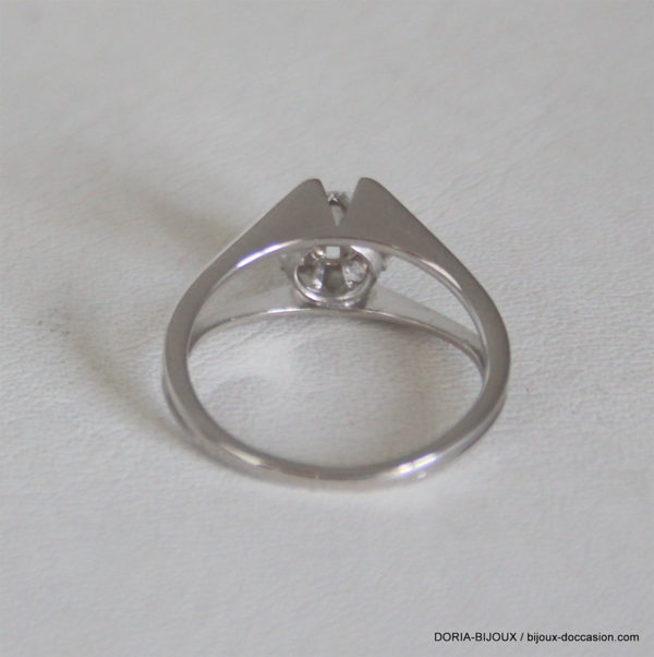 Bague Or 750 18k Diamant 0.12cts 2.3grs - 49