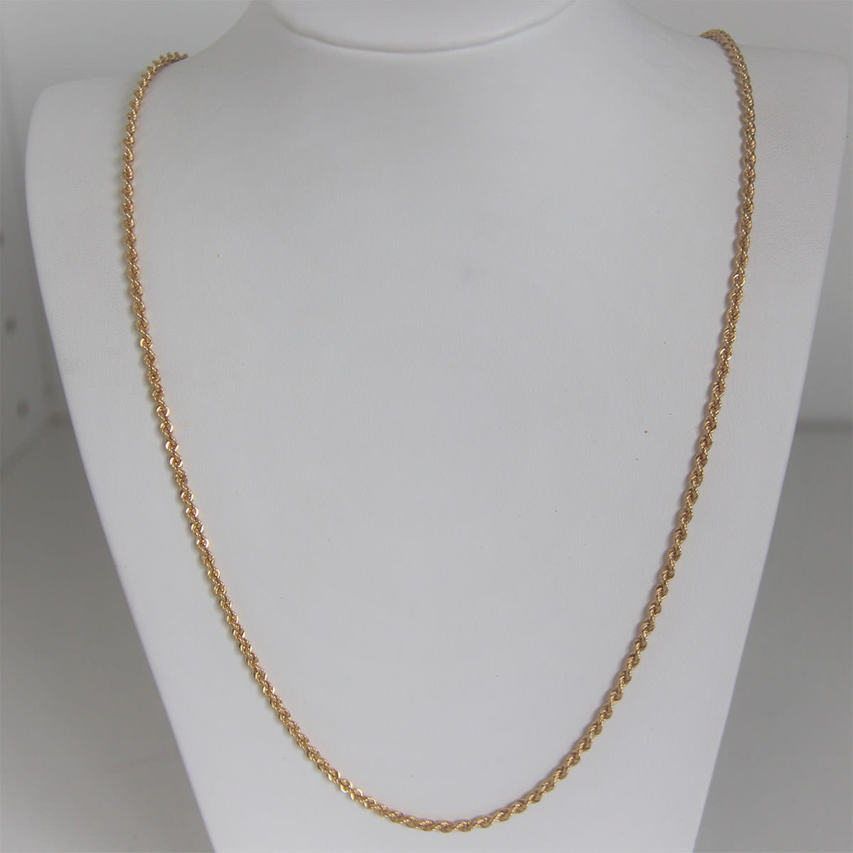 Chaine Or 18k 750 Maille Corde 5.3grs -  64cm