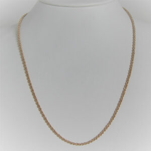 Collier Or 18k 750 Maille Corde - 9.49Grs -47cm