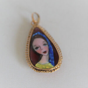 Pendentif OR 18k 750 Email - 6.17Grs