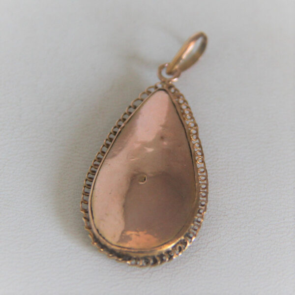 Pendentif OR 18k 750 Email - 6.17Grs