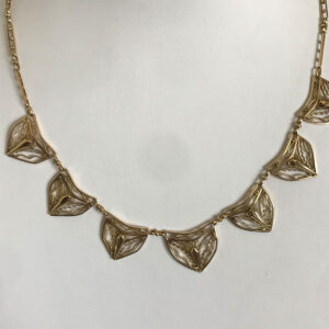 Collier or 18 carats maille vintage poids 16,80 grs