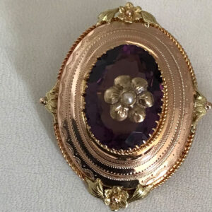 Pendentif broche or 18 carats 6,68 grs