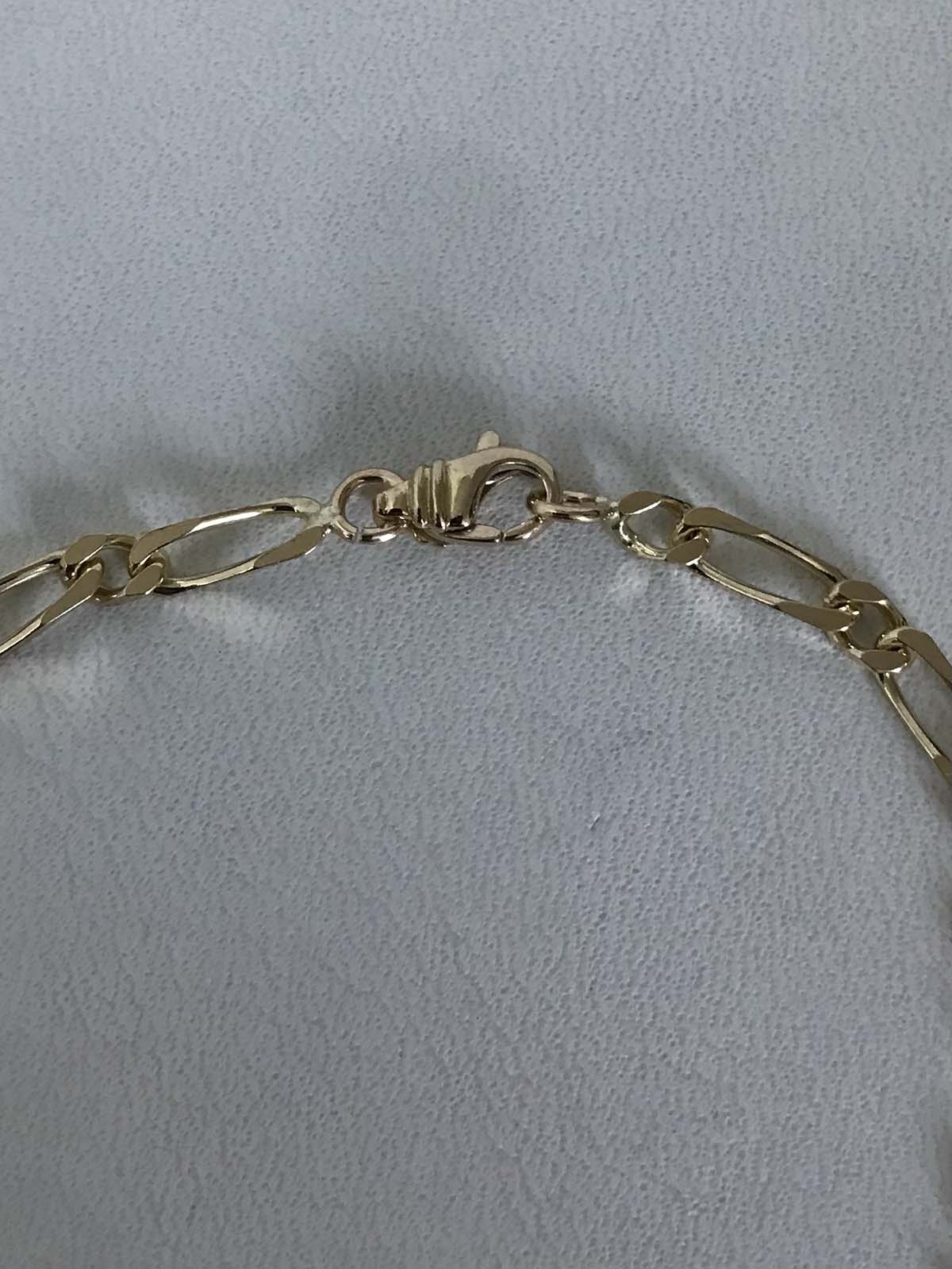 Bracelet Maille Alternée Or 18k 750 - 5.00Grs
