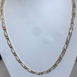 Chaine or d'occasion or 18k 750/000 maille alternée