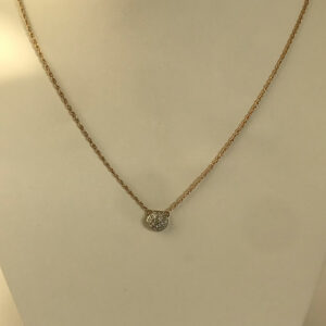 Collier Or Diamant 3 Grs- 44
