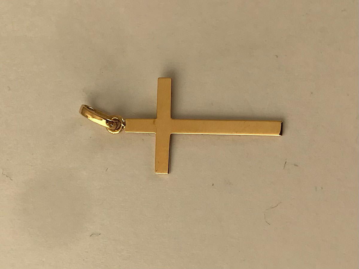 Medaille Croix Or 0.54 Grs