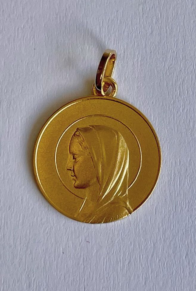 Medaille Religieuse Vierge 1.45grs -