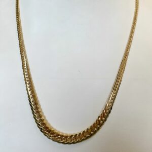 Collier or 18k 15.20 grs maille anglaise en chute 45