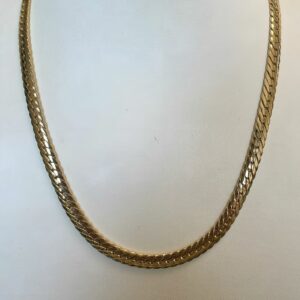 Collier d'occasion or 18k 14.60 grs maille anglaise 45 cm