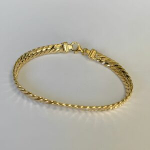 Bracelet d'occasion or 18k 9.05 grs maille anglaise 18 cm