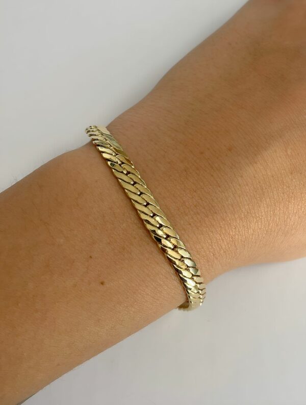 Bracelet d'occasion or 18k 9.05 grs maille anglaise 18 cm