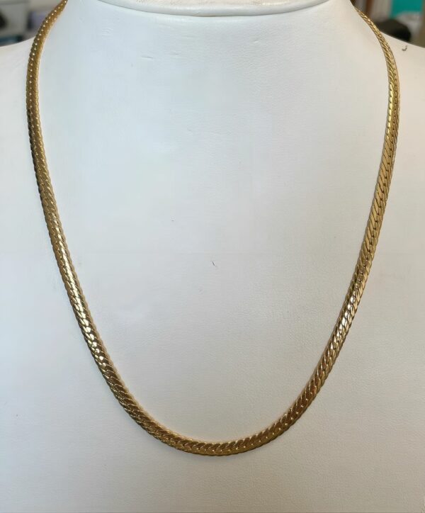 Collier d'occasion or 18k 20.11 grs maille anglaise 45 cm