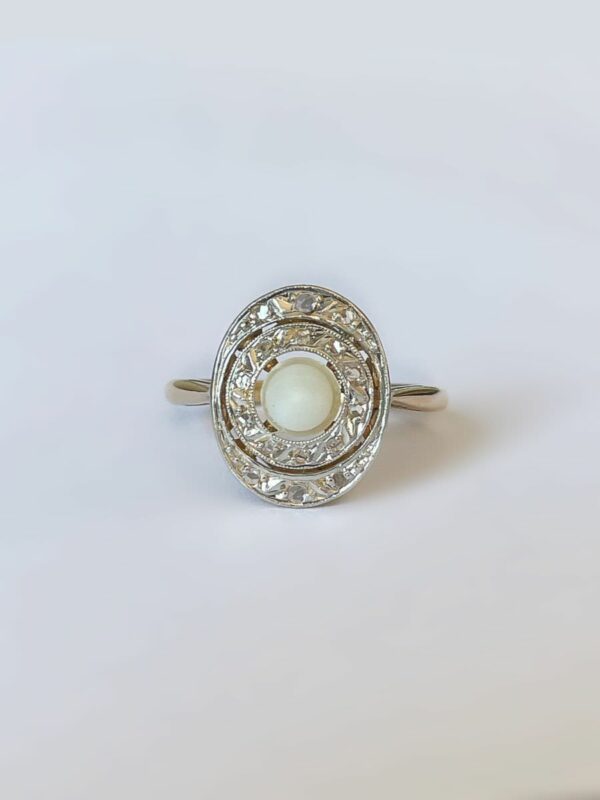 Bague d'occasion or 18k 3.18grs perle
