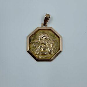 Médaille ange or 18k 2.01grs