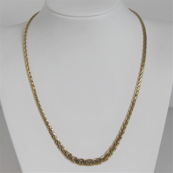 Collier Or Maille Haricot Chute 18k 750  - 9.3Grs