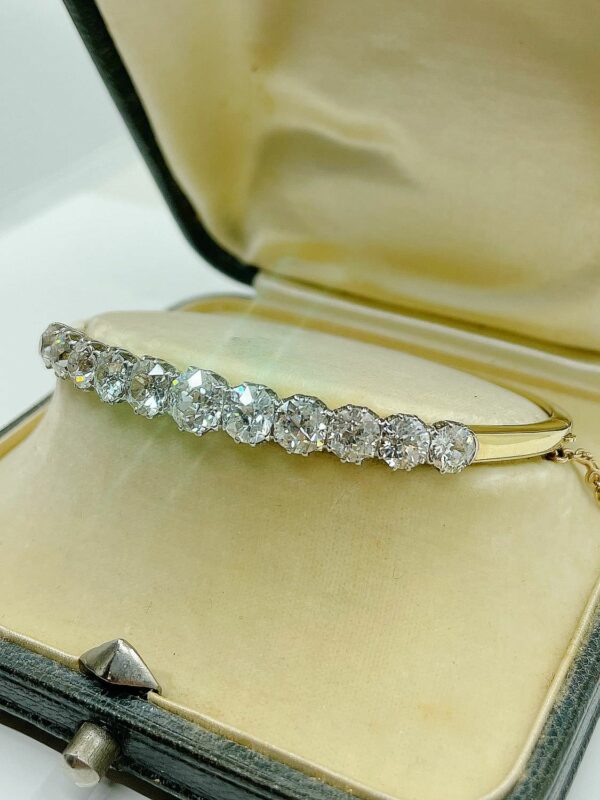 Bracelet Diamant or 18k 15.47grs 6.19 carats