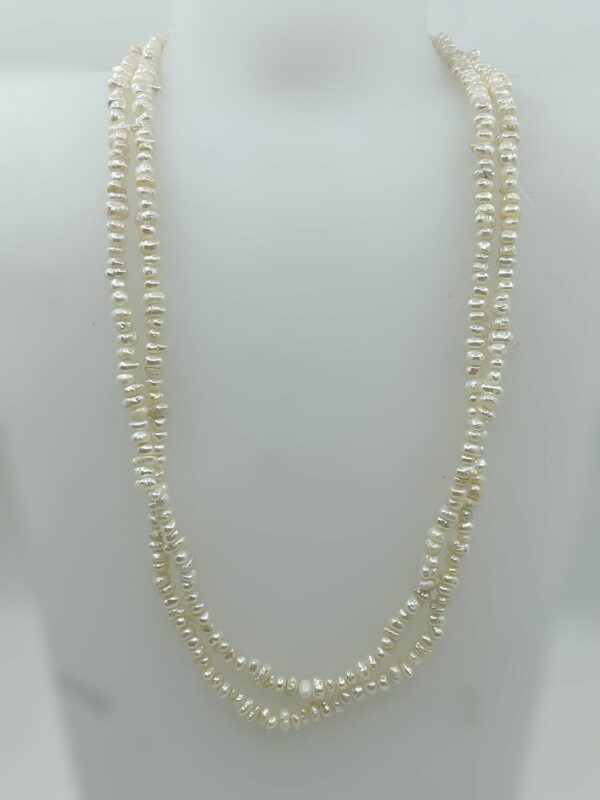 Collier de perles 18k 20.7grs 42cm perles 4.5mm