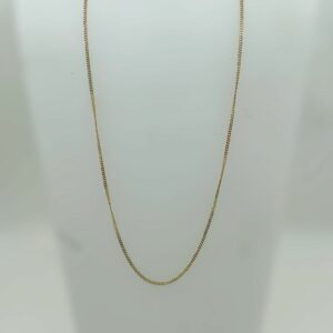 Chaine gourmette or jaune 18k 5.3grs - 50cm