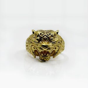 Bague Tigre or 18k 15grs no 68